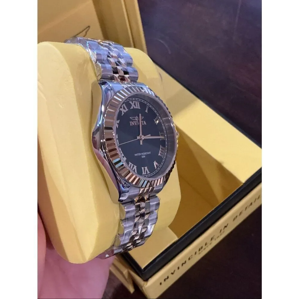 Invicta Specialty Windsor Women’s Two-Tone Watch with Black Dial 36 mm 47413